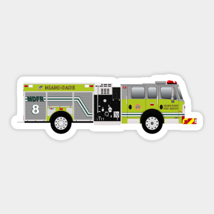 Miami Dade Fire Rescue Engine Sticker